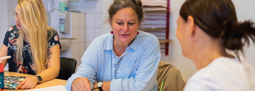 Gespräch in der Kunsttherapie